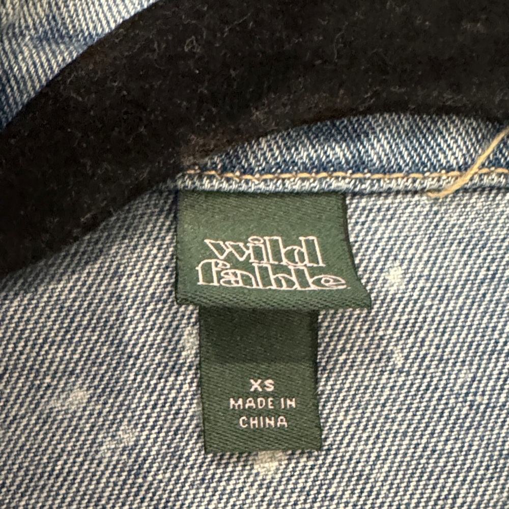 Wild Fable Blue Denim Vest - Picture 2 of 7